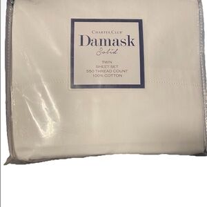 Charter Club White Twin Sheet Set